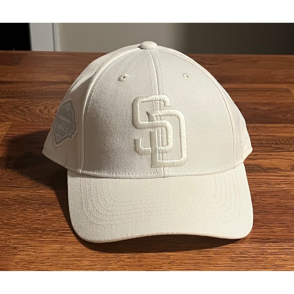 San Diego Padres Hat MLBGenuine Merchandise Cream Off White SD Logo Baseball Cap